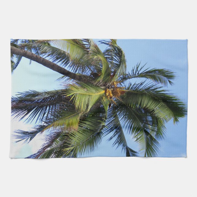 Kokosnuss-Palme Handtuch (Horizontal)
