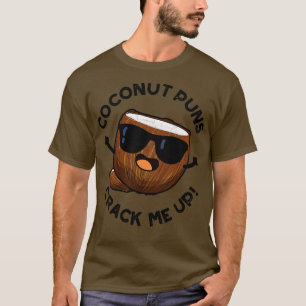 Kokosnuss-Ploten reißen mich Niedlicher Fruchtpuff T-Shirt