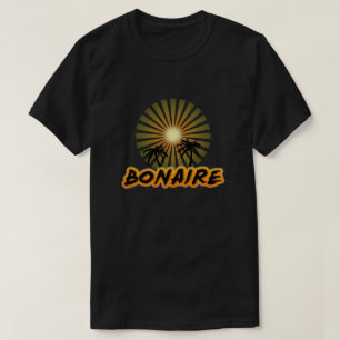 Kokospalmen Bonaire Silhouette T-Shirt