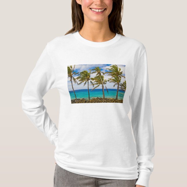 Kokospalmen (Cocos nucifera) T-Shirt (Vorderseite)