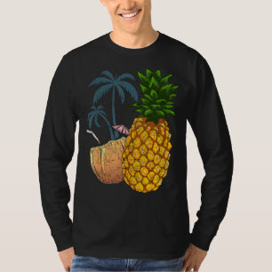 Kokospalmen Palmen Tropischer Sommerurlaub T-Shirt
