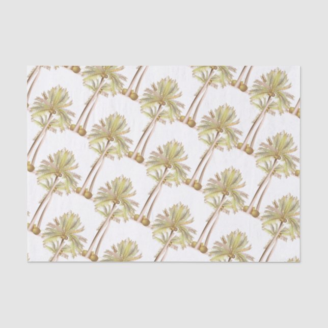 Kokospalmenbaum Seidenpapier (Vorderseite)