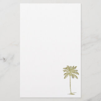 Kokospalmenbaum Tropisches Thema Briefpapier