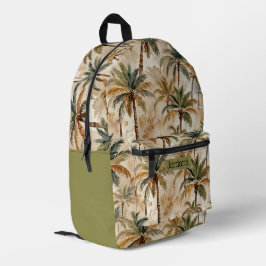 Kokospalmenhain-Rucksack Bedruckter Rucksack