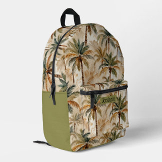 Kokospalmenhain-Rucksack Bedruckter Rucksack