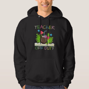 Kokospalmenstrand Urlaub Lehrer Außer Dienst Hoodie