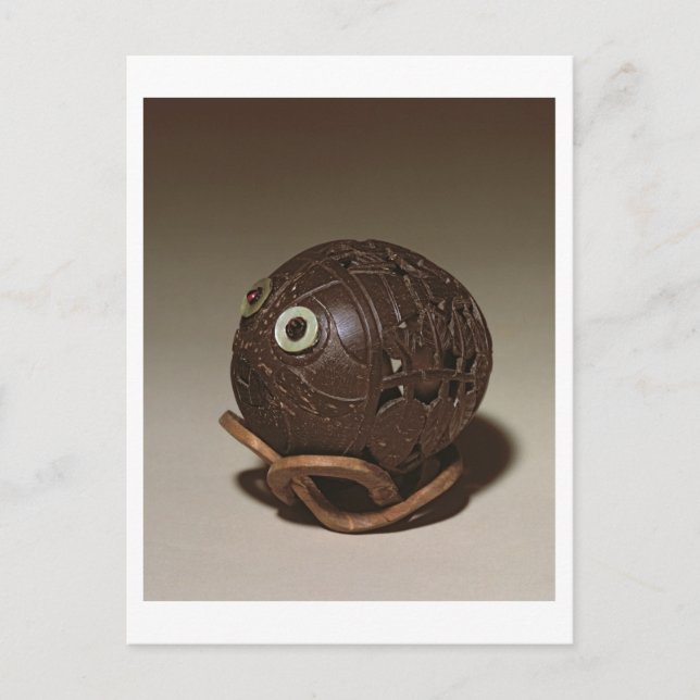 Kokosschnitzel, gesichtet, um 1895 postkarte (Vorderseite)