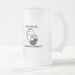 Koksmann am Morgen Mattglas Bierglas