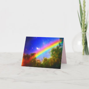 KOKSMISCHE RAINBOW KLEINE GREETKARTE KARTE
