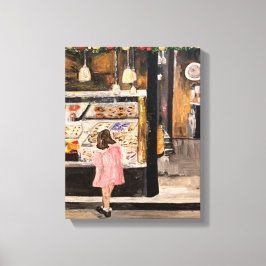"Kolache an Christmas" Stretched Canvas Print Leinwanddruck