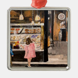 "Kolache at Christmas" Gemälde von Therese Kramer Ornament Aus Metall
