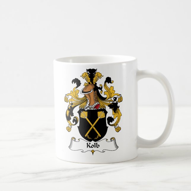 Kolb Familienwappen Kaffeetasse (Rechts)