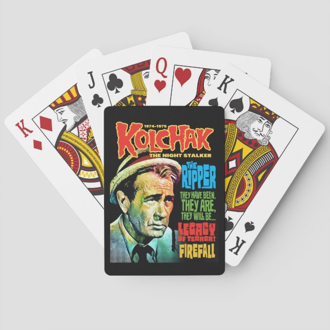 Kolchak The Night Stalker, Stil 3 von HomeStudio Spielkarten (Rückseite)