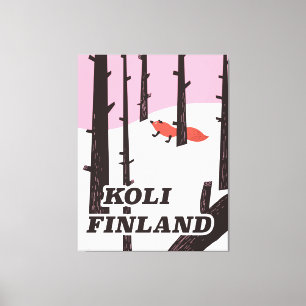 Koli Finnland Vintage-Reiseposter Leinwanddruck