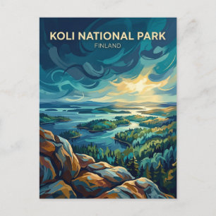 Koli-Nationalpark Finnland Postkarte