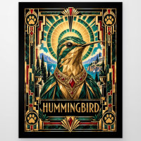 Kolibri, Art Deco Wildlife