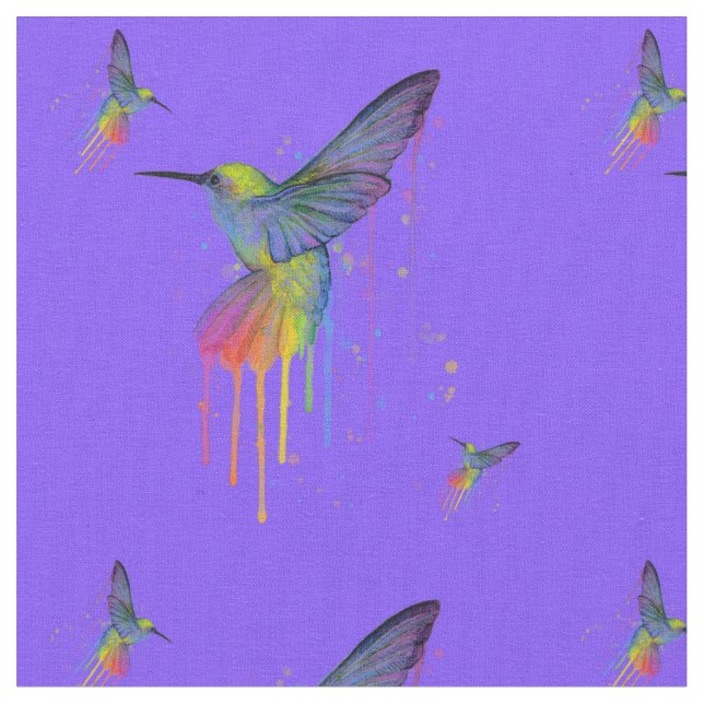 Kolibri-Blau und Brights Gewebe Stoff (Nahaufnahme)