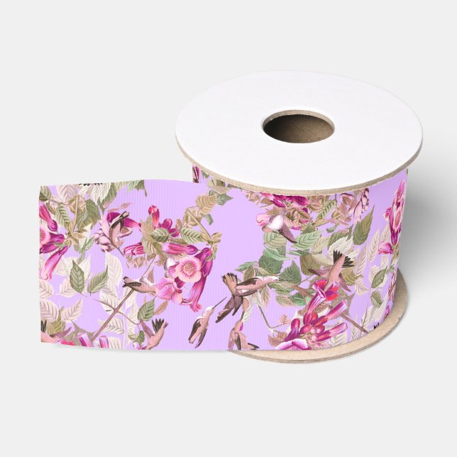 Kolibri-BlumenBlumegrosgrain-Band Ripsband (Spule)