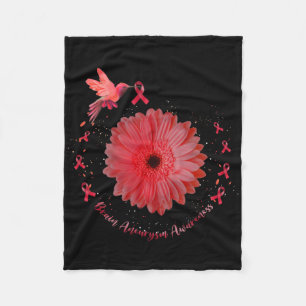 Kolibri Burgunder Sonnenblume Hirnaneurysma bewuss Fleecedecke