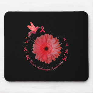 Kolibri Burgunder Sonnenblume Hirnaneurysma Bewuss Mousepad