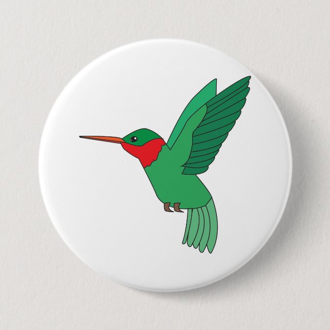 Kolibri Button (Vorderseite)