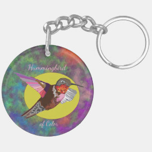 Kolibri der Farbe Schlüsselanhänger