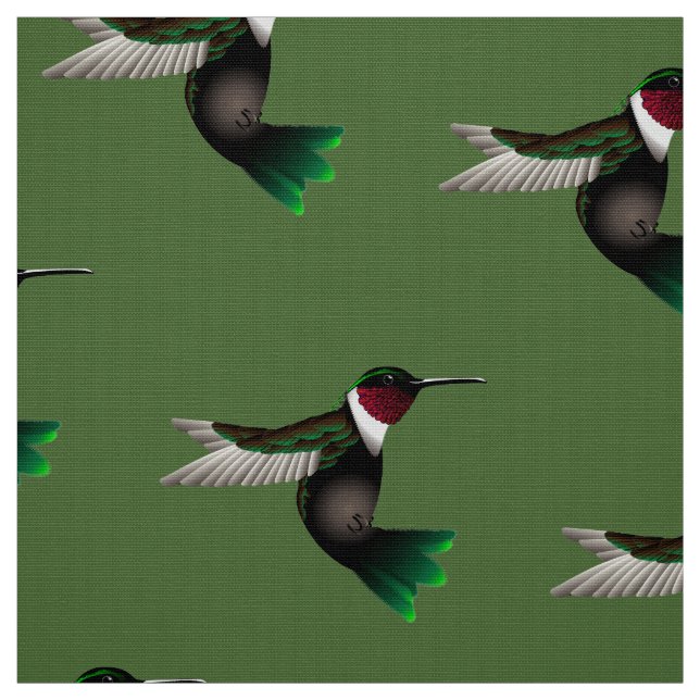 Kolibri-Designergewebe Stoff (Muster)