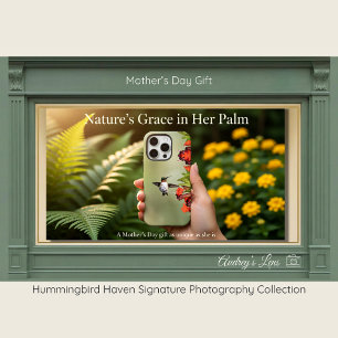 Kolibri   Florales Handyhülle Muttertag iPhone 16 Pro Hülle