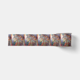 Kolibri-Flug-weiche Pastell-Kunst Ripsband