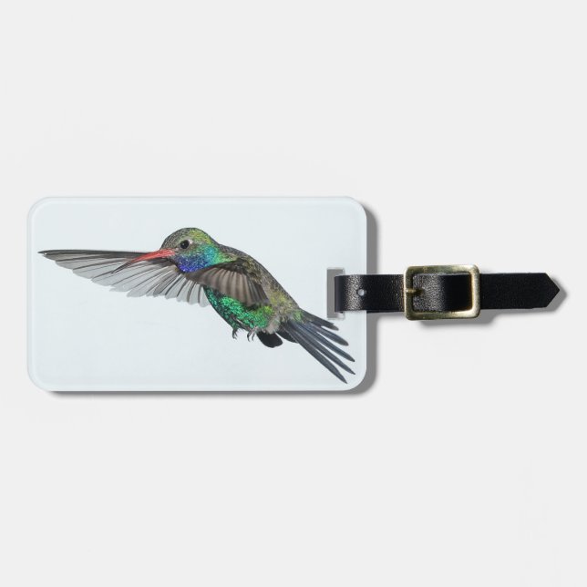 Kolibri-Gepäckanhänger Gepäckanhänger (Vorderseite horizontal)