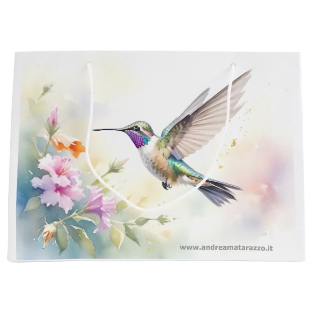 Kolibri Große Geschenktüte (Vorderseite)