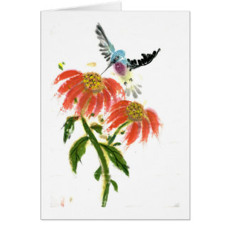 Kolibri Grußkarte