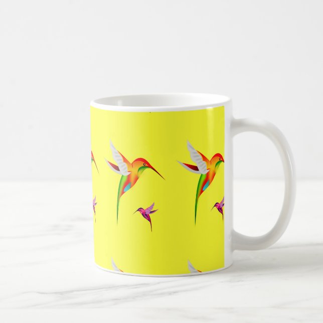 Kolibri-Hafen-Kaffee-Tasse Kaffeetasse (Rechts)