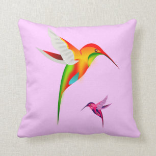 Kolibri-Hafen-Wurfs-Kissen Kissen