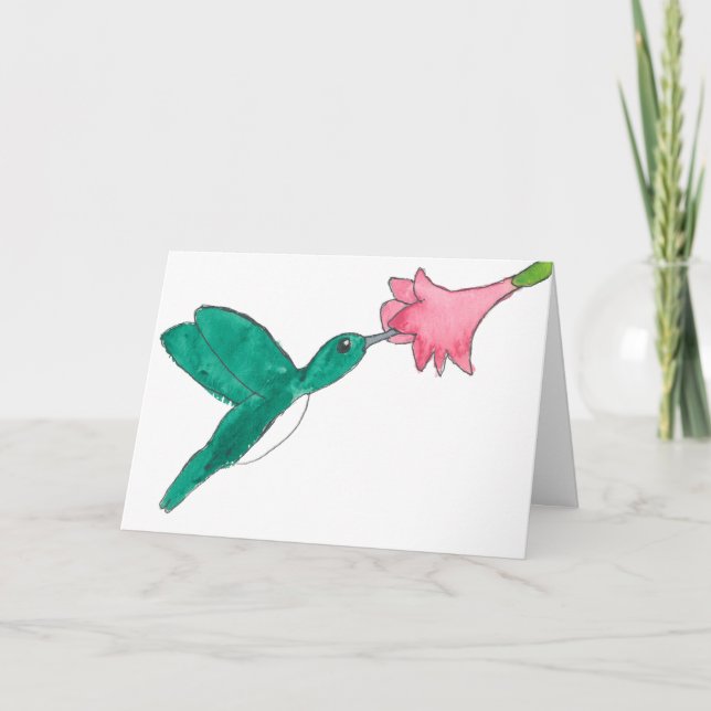 Kolibri Karte (Vorderseite)