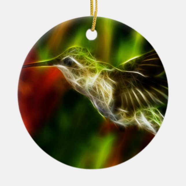 Kolibri Keramikornament (Vorne)