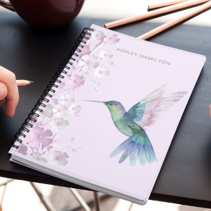 Kolibri Kirschblüte Notizblock