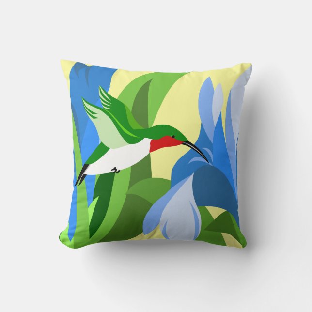 Kolibri-Kissen Kissen (Vorderseite)