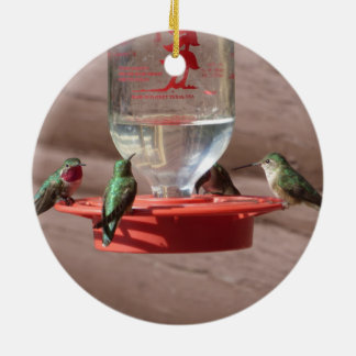 Kolibri-Kreis-Verzierung Keramik Ornament