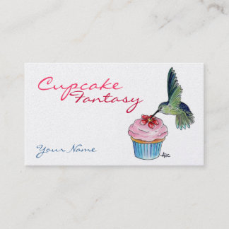 Kolibri-Kuchen-Gewohnheits-Visitenkarte Visitenkarte