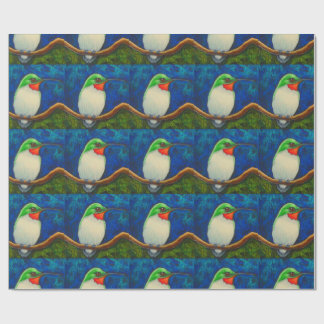 KOLIBRI-LECH EINGEWICKELTES PAPIER GESCHENKPAPIER