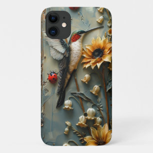 Kolibri Maiglöckchen Sonnenblume Floral Case-Mate iPhone Hülle