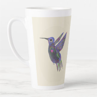 Kolibri mit Herz Milchtasse