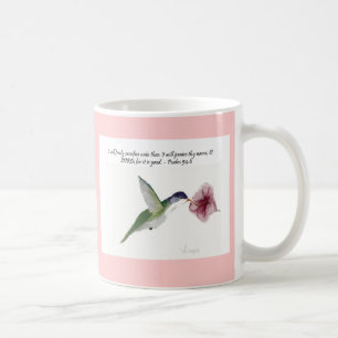 Kolibri mit Vers Kaffeetasse