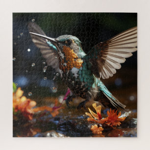 Kolibri mitten im Flug