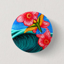 Kolibri Ozean Button