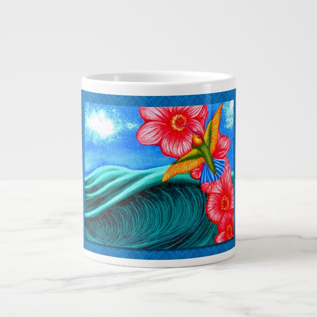 Kolibri Ozean Jumbo-Tasse (Vorderseite)