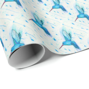 Kolibri-Packpapier Geschenkpapier