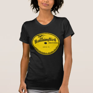 Kolibri-Plattenenaufkleber T-Shirt