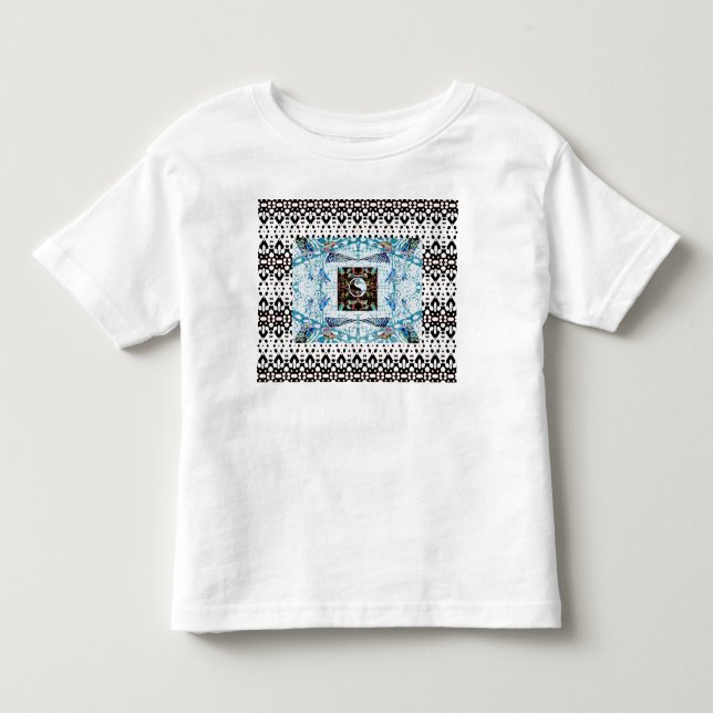 Kolibri-Ringe und Yin Yang Entwurf Kleinkind T-shirt (Vorderseite)